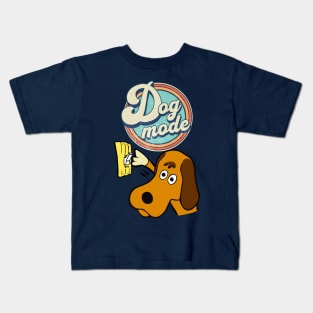 Dog Mode On Kids T-Shirt